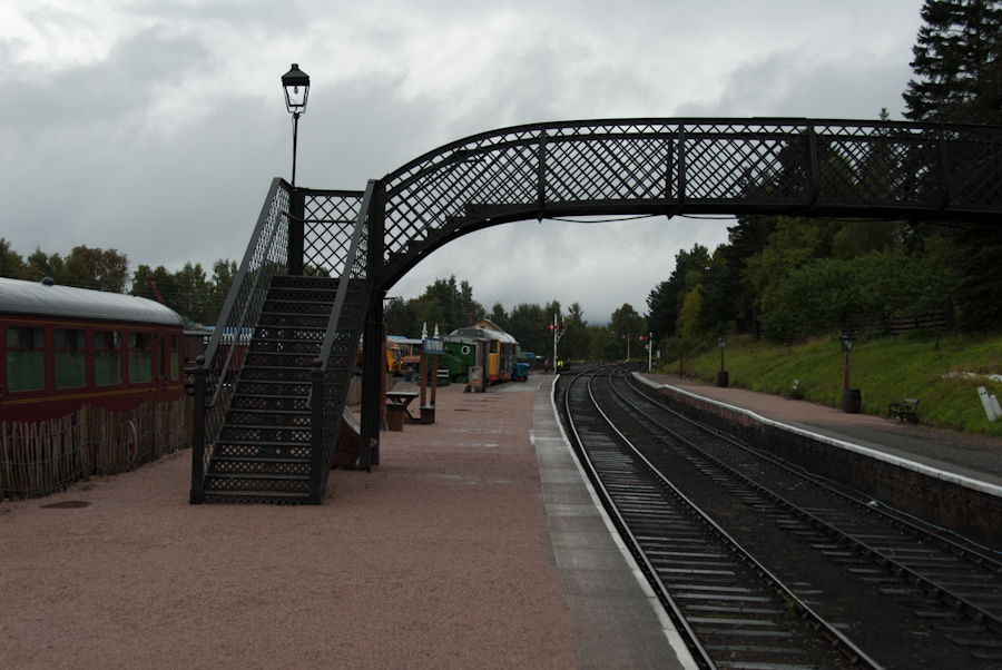 Strathspey Railway, Boat of Garten Station, Footbridge
